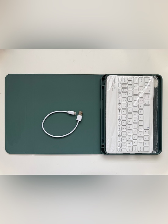 Other - New Protective Teal Ipad Case With Keyboard- Slim Cover